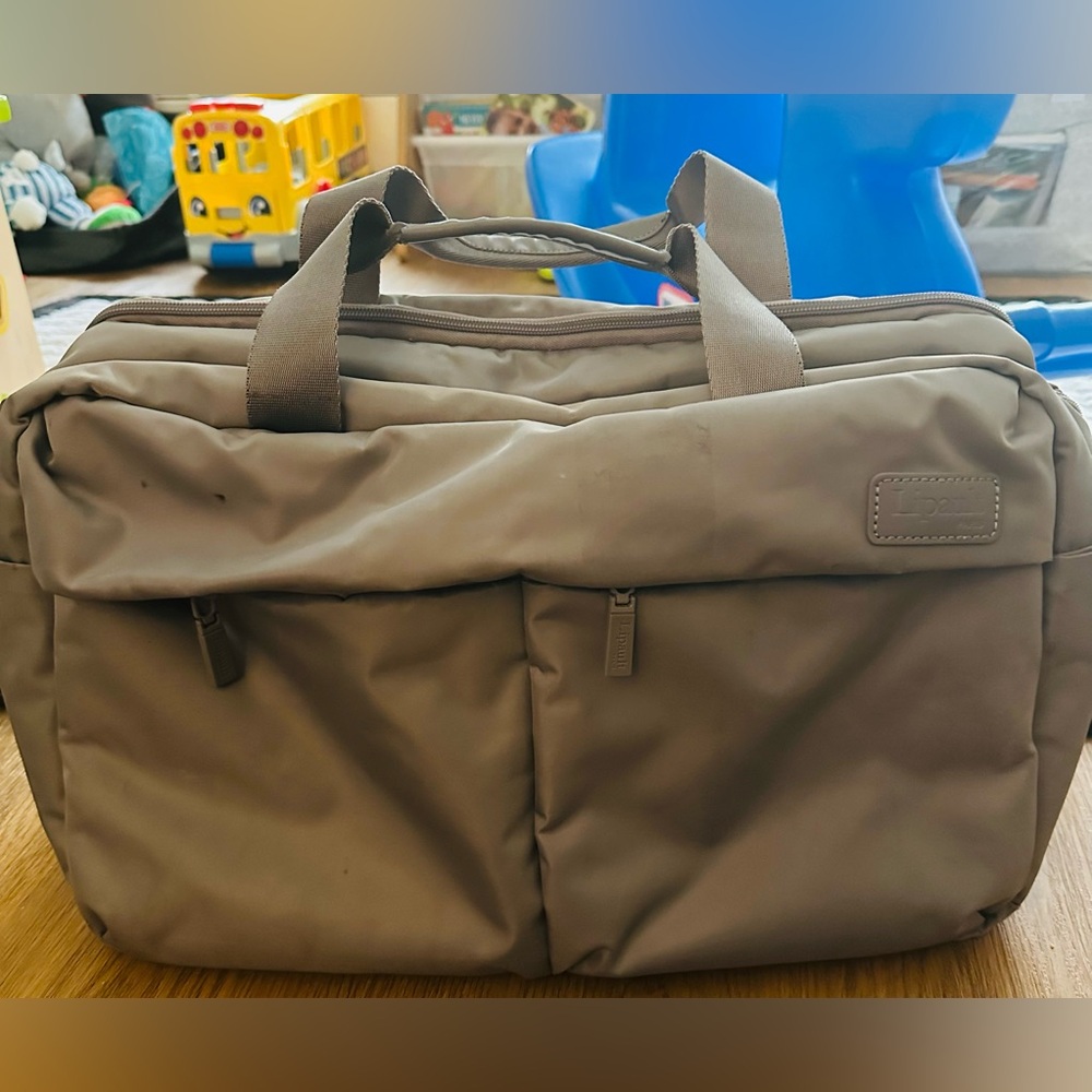 LIPAULT PARIS GRAY CARRY ON WEEKENDER BAG